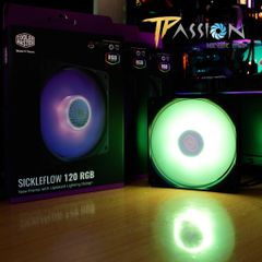 Quạt Fan Case 12cm Cooler Master SickleFlow 120 Không LED, LED White, Red, Blue, ARGB