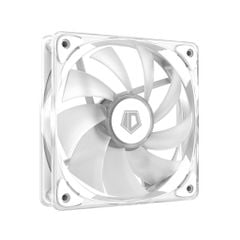 Quạt Fan Case 12cm ID-Cooling Crystal 120 White CT-12025 LED ARGB  - Chính hãng, tản nhiệt trong suốt, PWM 5V Rainbow