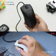 Chuột máy tính PC Gaming NZXT LIFT (White / Black) - Lightweight Symmetrical Mouse - Chính hãng, 16.000 DPI, có dây