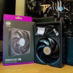 Quạt Fan Case 12cm Cooler Master SickleFlow 120 Không LED, LED White, Red, Blue, ARGB
