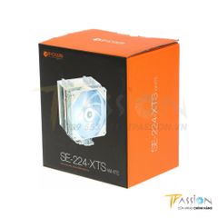Tản nhiệt khí CPU ID-Cooling SE-224-XTS WHITE LED Trắng- Chính hãng, SE-224-W 224XT Toàn trắng, hiệu năng cao