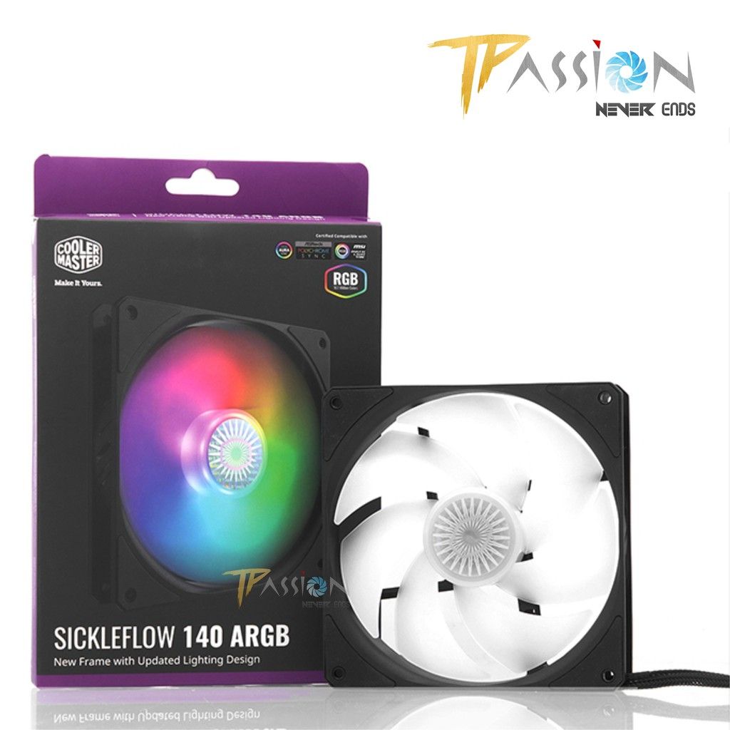 Quạt Fan Case 14cm Cooler Master SickleFlow 140 LED ARGB