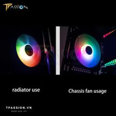 Quạt Fan Case 9cm JONSBO FR - 925 ARGB LED - Chính hãng, tản nhiệt tốc 2300RPM, PWM, 90mm LED 5V sync main/hub | FR925