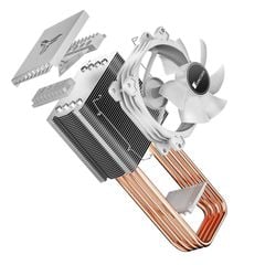 Tản nhiệt khí CPU Jonsbo CR-1400 White (Màu Trắng) LED RGB tự động
