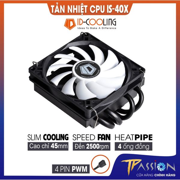 Tản nhiệt khí CPU ID-Cooling IS-40X v17 (hỗ trợ Socket Intel LGA1700)