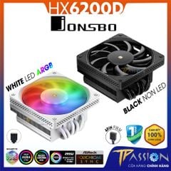 Tản nhiệt khí CPU Jonsbo HX6200D Trắng LED ARGB | Đen không LED