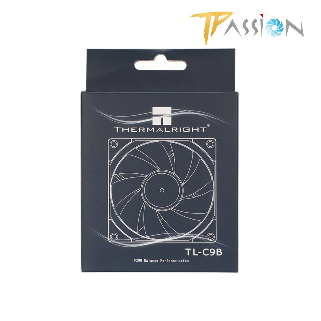 Quạt tản nhiệt Fan Case 9cm THERMALRIGHT TL - C9B - Chính hãng, điều tốc 4 Pin PWM, phù hợp mini ITX, mITX, HTPC