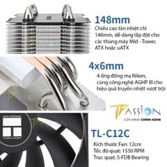 Tản nhiệt khí CPU Thermalright Assassin X 120 Refined SE | TL-AX120R SE | AX120 R SE ARGB LED