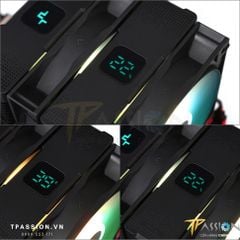 Tản nhiệt khí CPU DEEPCOOL AG620 DIGITAL / AG620 DIGITAL LED ARGB - Hiển thị nhiệt độ - Chính hãng, 2 tháp, 6 ống đồng