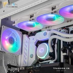 Quạt Fan Case 12cm Cooler Master Mobius 120P ARGB BLACK / WHITE - Chính hãng, tản nhiệt tốc 2400RPM, LED 5V Rainbow Sync