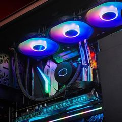 Tản nhiệt nước AIO CPU CoolerMaster MasterLiquid ML240L V2 ARGB | WHITE Trắng - Chính hãng, LED ARGB 5v sync Main/Hub