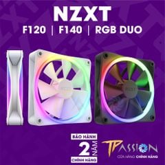 Quạt Tản Nhiệt Fan case NZXT F120 | F140 RGB DUO | BLACK | WHITE AER RGB 2 120mm 140mm - Chính hãng, digital LED Rainbow
