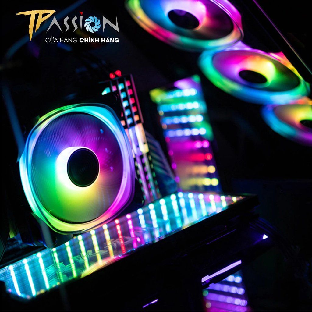 Quạt Fan Case 12cm JONSBO FR-701 HALO ARGB 5V | LED viền | Full LED Reverse