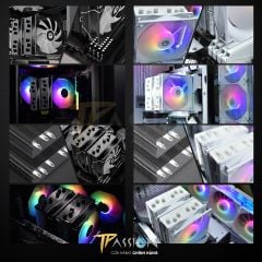 Tản nhiệt CPU ID-Cooling SE-55 BLACK / SNOW WHITE LED ARGB