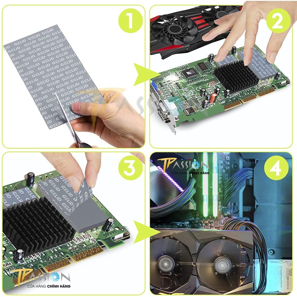 Miếng dán tản nhiệt Gelid Thermal Pad GP-Extreme 12W/mk