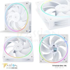 Bộ 3 quạt fan case Thermalright TL S12 / TL S12W / TL S12W S LED ARGB -Tản nhiệt 12cm Pa 120, aqua elite, sync main hub