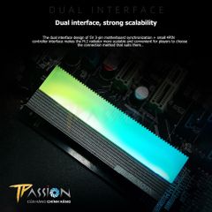 Tản nhiệt ổ cứng SSD M2 Coolmoon CM-M73S LED ARGB 5V