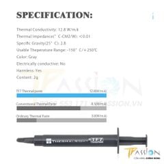 Keo tản nhiệt 12.8W/mK THERMALRIGHT TF7 - Chính hãng, dẫn nhiệt khủng, không dẫn điện, bền bỉ