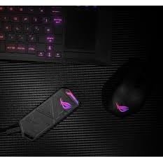 Hộp đựng ổ cứng SSD ASUS ROG STRIX ARION ESD-S1C có LED RGB đồng bộ Aura Sync
