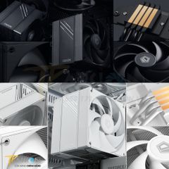 Tản nhiệt khí CPU ID-Cooling FROZN A410 DK BLACK / DW WHITE - Chính hãng BH 36 tháng, 2 quạt HEF, PWM, AM5, 1700, 1851