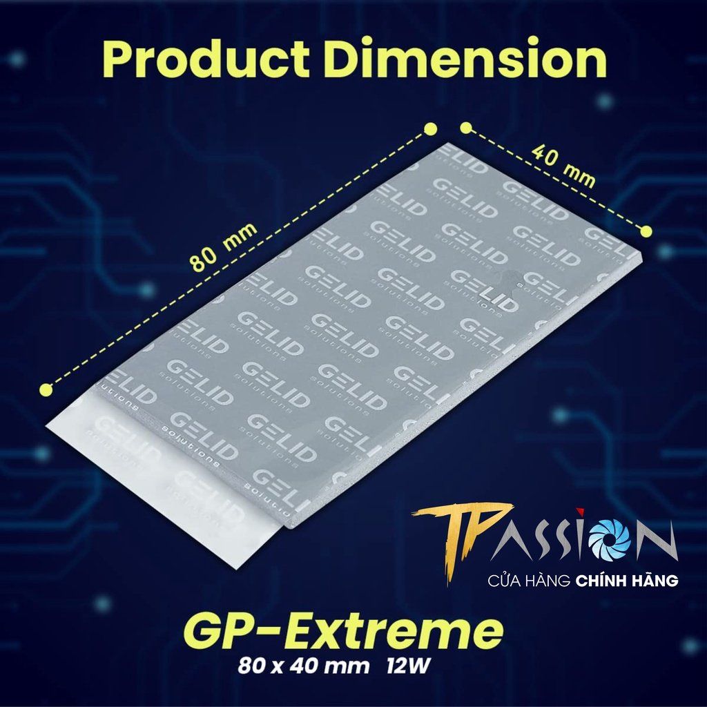 Miếng dán tản nhiệt Gelid Thermal Pad GP-Extreme 12W/mk