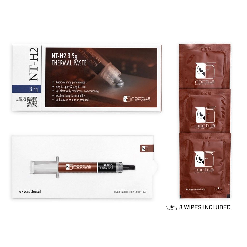 Keo tản nhiệt Noctua NT-H1 | NT-H2 - 3.5g / 10g Thermal Paste