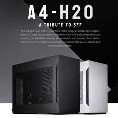 Vỏ case máy tính Lian Li A4H2O Black | Silver kèm Riser VGA PCIe 4.0 - A4-H20 X4