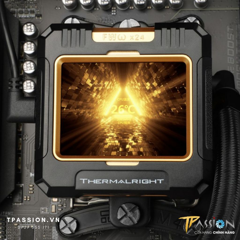 Tản nhiệt nước CPU AIO THERMALRIGHT FROZEN WARFRAME LCD 360 | BLACK WHITE