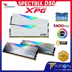 Ram ADATA XPG D50 3600MHz DDR4 | 8GB | GREY - WHITE