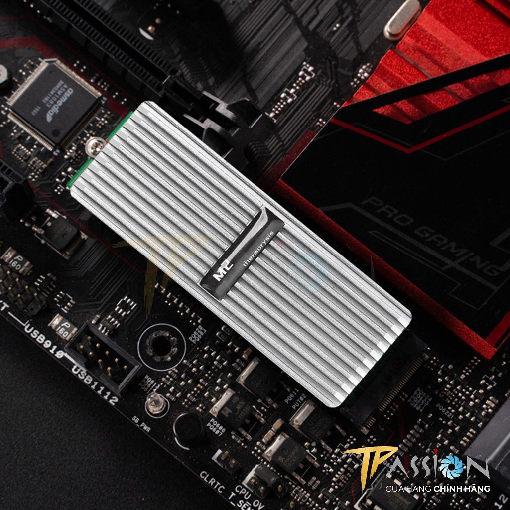 Tản nhiệt ổ cứng SSD M2 THERMORYSIS nhôm nguyên khối | TMS