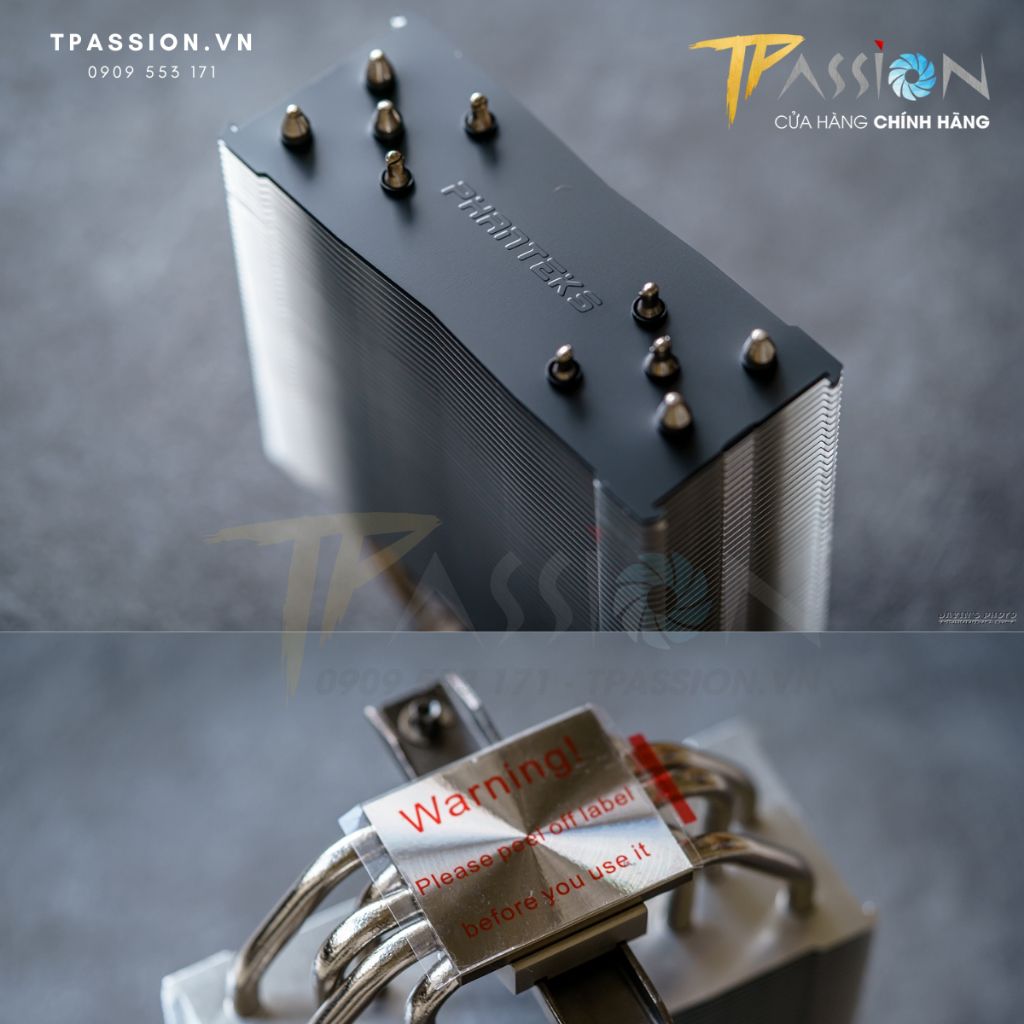 Tản nhiệt khí CPU PHANTEKS POLAR S5 / S5 LED DRGB / S4 - Chính hãng, tản tháp quạt PWM, LED ARGB sync, 1700, 5 ống đồng
