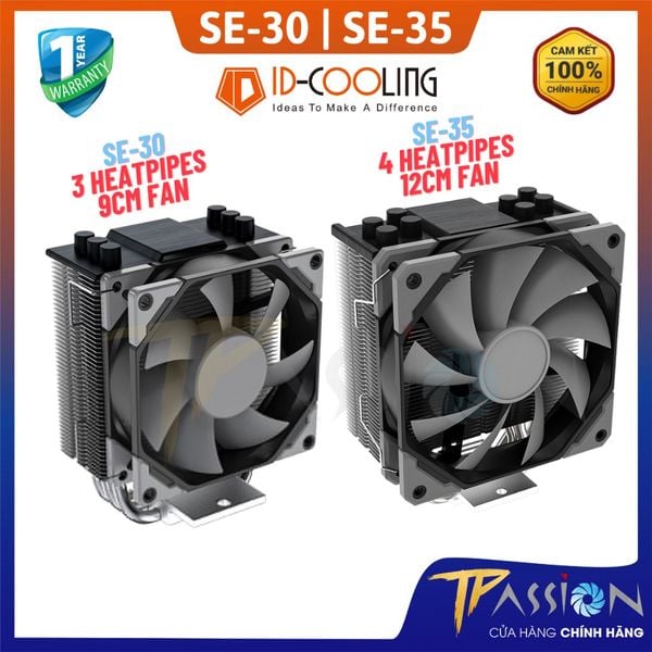 Tản nhiệt khí CPU ID-Cooling SE-35 / SE-30 PWM