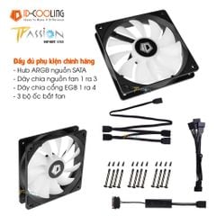 Bộ kit 3 quạt Fan Case ID-Cooling XF-12025 TRIO LED ARGB