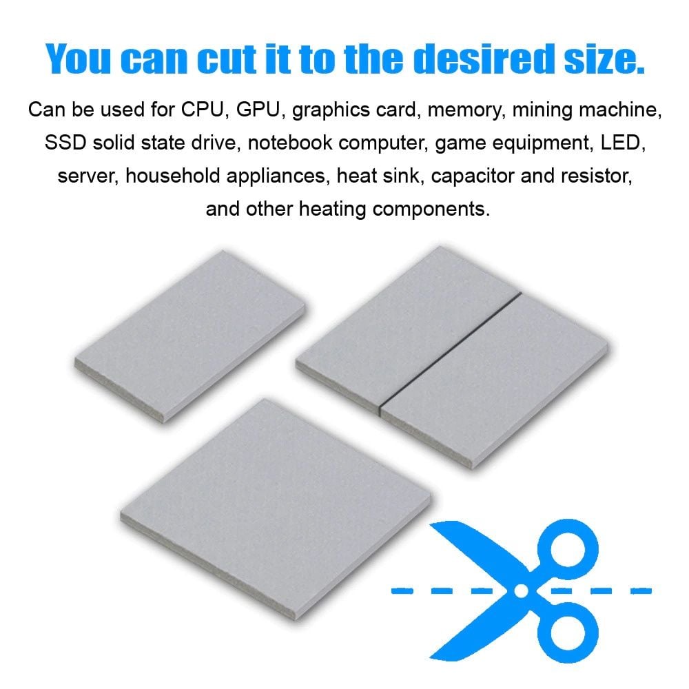 Miếng dán tản nhiệt SNOWMAN Thermal Pad 16.8W/mk | MDTN