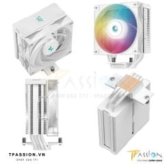 Tản nhiệt khí CPU DEEPCOOL AG400 DIGITAL / AG400 BK WH DIGITAL LED ARGB - Hiển thị nhiệt độ - Chính hãng, 4 ống đồng