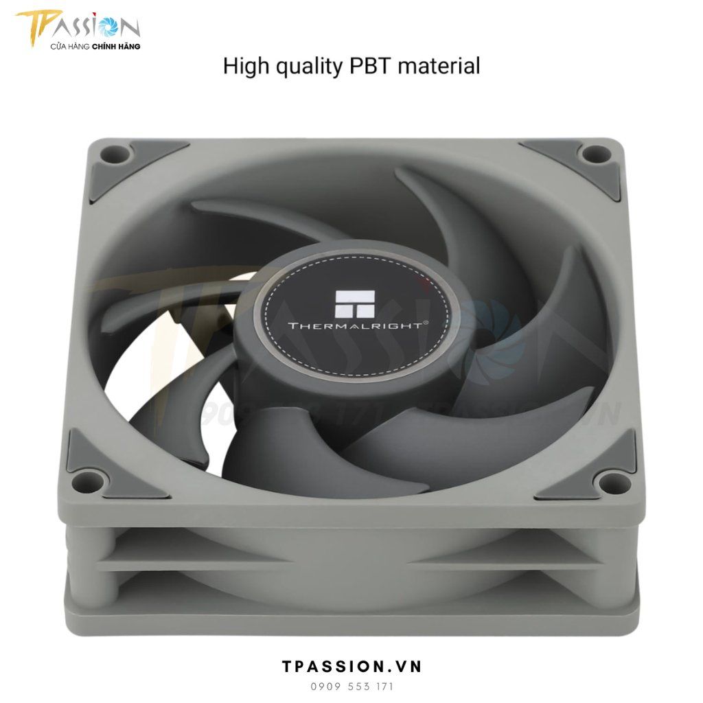 Quạt fan case 8cm THERMALRIGHT TL - B8 PWM - Chính hãng, sức gió tốt 2200rpm, hiệu năng tản nhiệt tốt, bền bỉ
