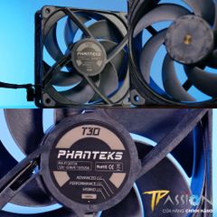 Quạt fan case 12CM PHANTEKS T30 - 120 3000RPM PWM - Chính hãng, Quạt tản nhiệt 4 Pin điều tốc, quay êm