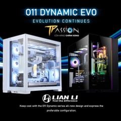 Vỏ Case Lian Li O11 Dynamic EVO Black | Grey | White Trắng  - O11D EVO