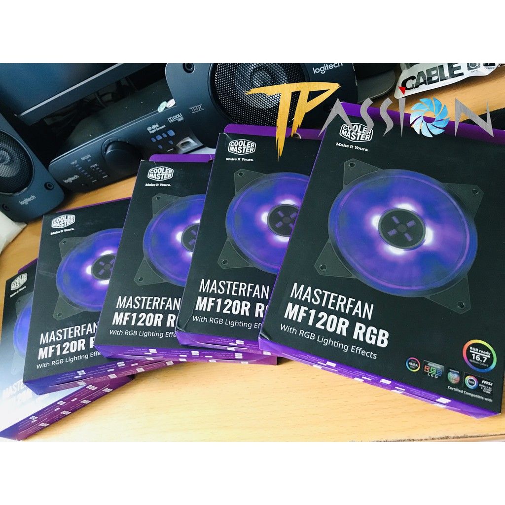 Quạt Fan case 12cm Cooler Master MasterFan MF120R RGB