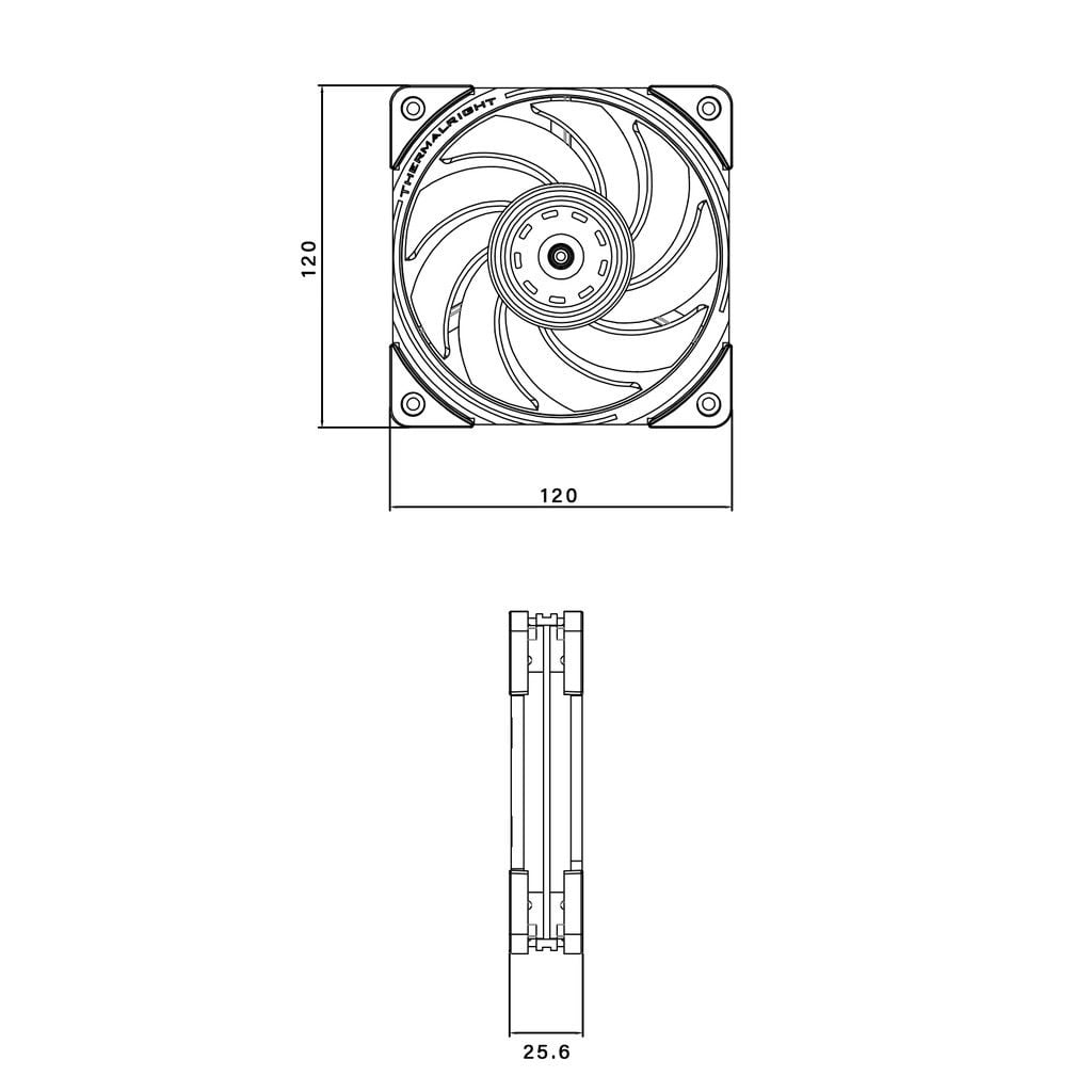 Quạt Fan Case Thermalright TL-B12