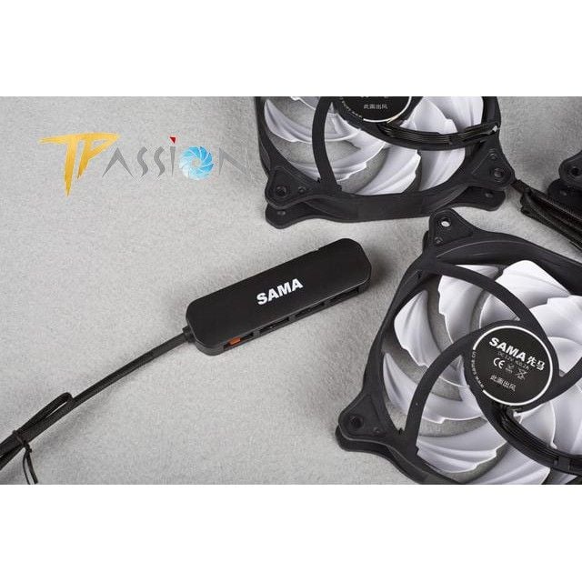 Fan hub PWM 1 ra 4 cổng Sama SH100