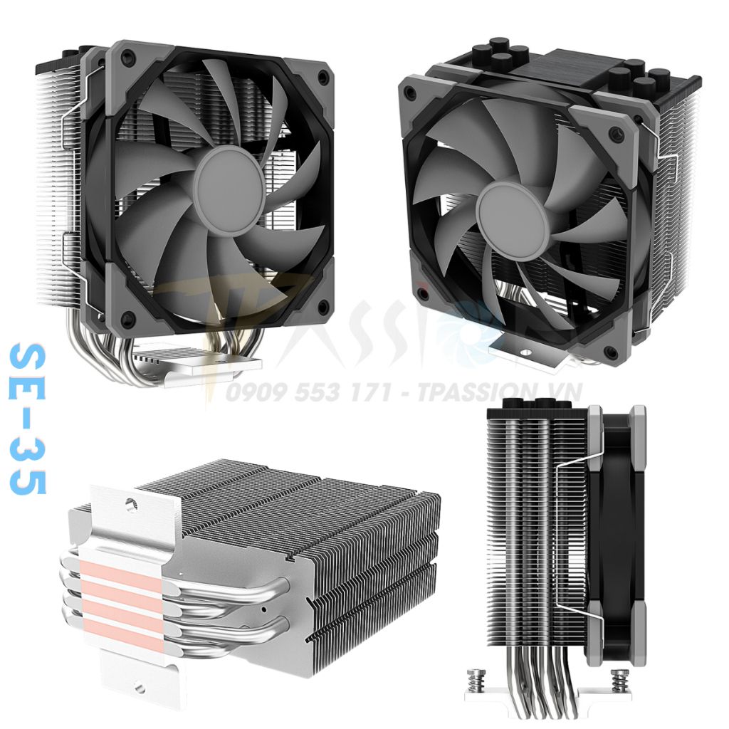 Tản nhiệt khí CPU ID-Cooling SE-35 / SE-30 PWM