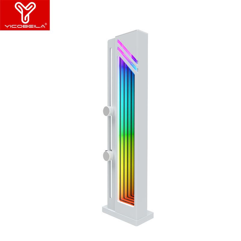 Giá đỡ dựng VGA YICOBEILA Z INFINITY LED ARGB Gương vô cực - LED Addressable RGB rainbow , cây chống card màn hình