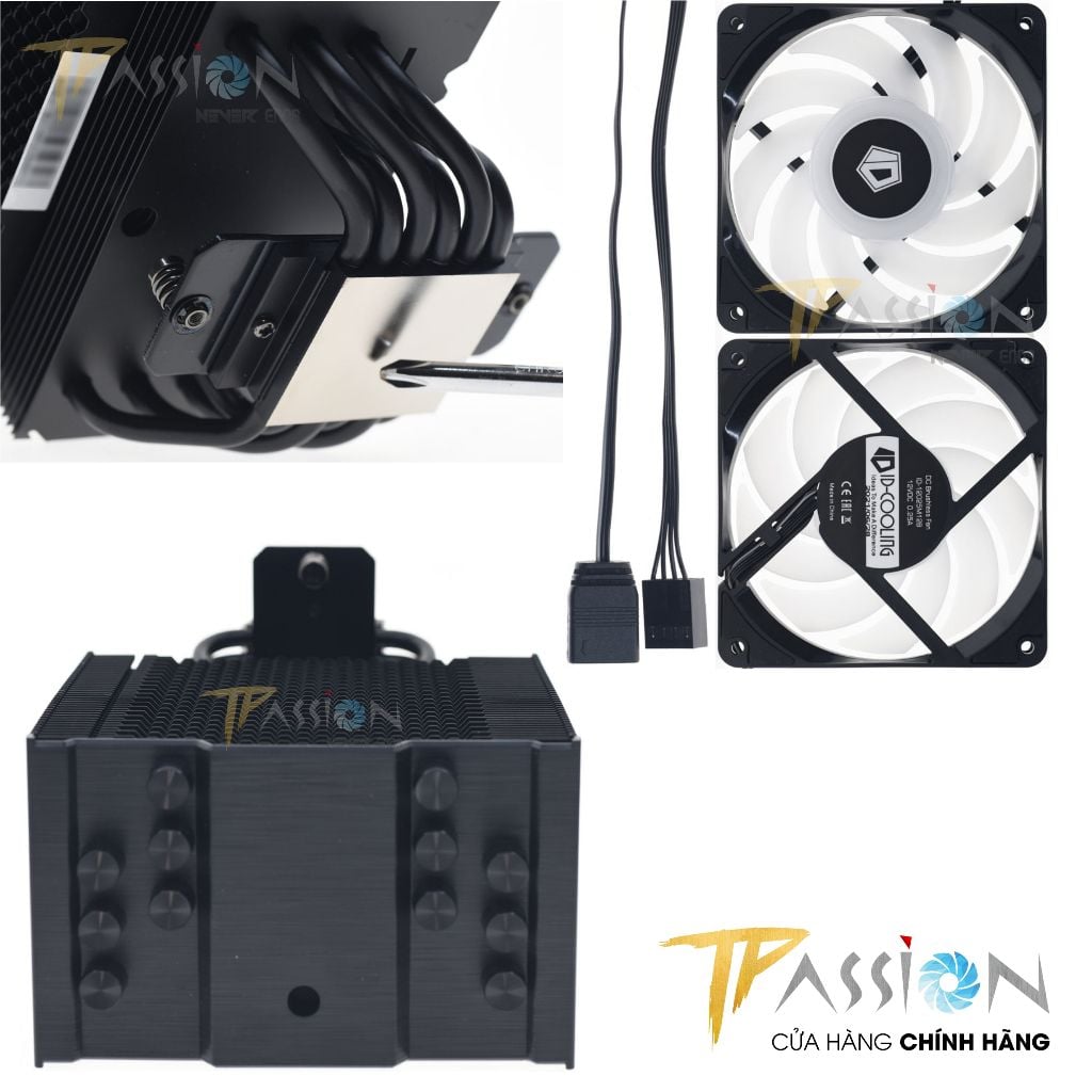 Tản nhiệt khí CPU ID-Cooling SE-226-XT ARGB | Snow Trắng - Chính hãng, LED 5V 3Pin sync Main/Hub, SE226 XT, socket 1700