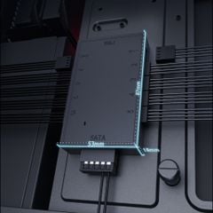 Bộ hub chia nguồn quạt ID-Cooling FH-10 PWM - Chính hãng, 10 cổng 4pin PWM, 3pin 4pin Fan case