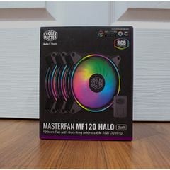 Bộ 3 quạt Fan Case 12cm Cooler Master MF120 HALO ARGB 3 in 1