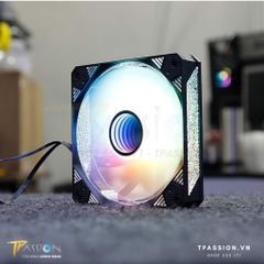 Quạt Fan case 12cm INFINITY ROYAL 5 ZONE LED AGRB - Chính hãng, daisy chain, PST, SYNC MAIN/HUB 3PIN 5V, Tản Nhiệt PWM