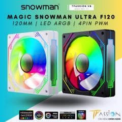 Quạt tản nhiệt MAGIC ULTRA SNOWMAN F120 LED ARGB 5V