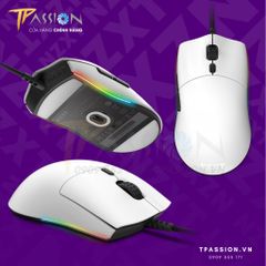 Chuột máy tính PC Gaming NZXT LIFT (White / Black) - Lightweight Symmetrical Mouse - Chính hãng, 16.000 DPI, có dây