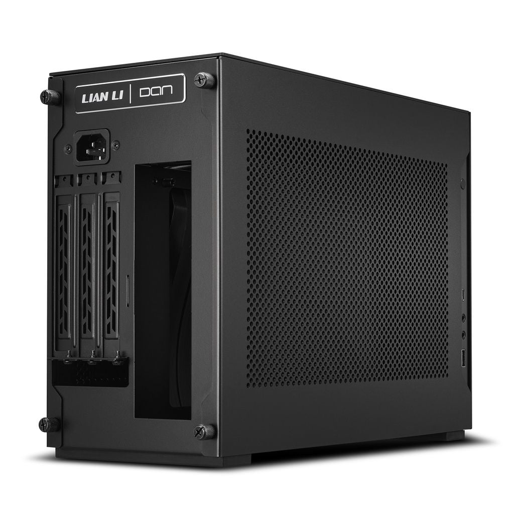 Vỏ case máy tính Lian Li A4H2O Black | Silver kèm Riser VGA PCIe 4.0 - A4-H20 X4